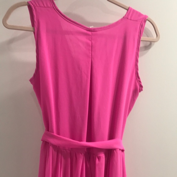 BARBIE PINK FLOWY MAXI DRESS - Picture 5 of 6